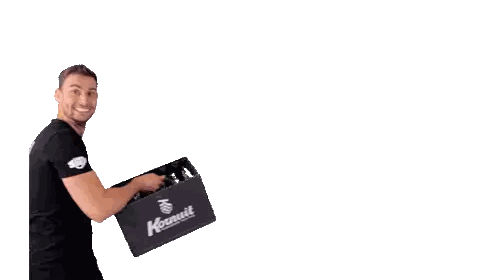 Man in Black Shirt with Heineken