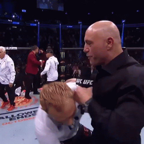 Man in Black Shirt With UFC