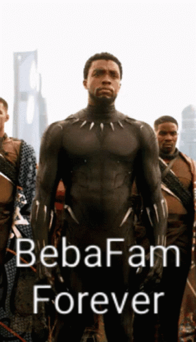 Man in Black Suit Bebafam Forever Poster