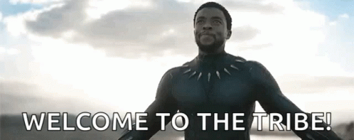 Man In Black Suit Welcome To The Tribe GIF