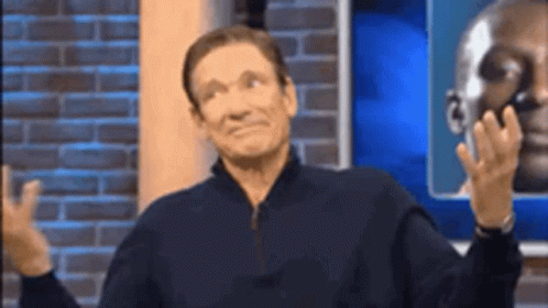 Man in Black Sweater Making Funny Face