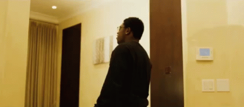 Man in Black Sweater Standing