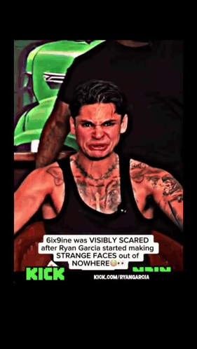 Man in Black Tank Top Making Strange Face