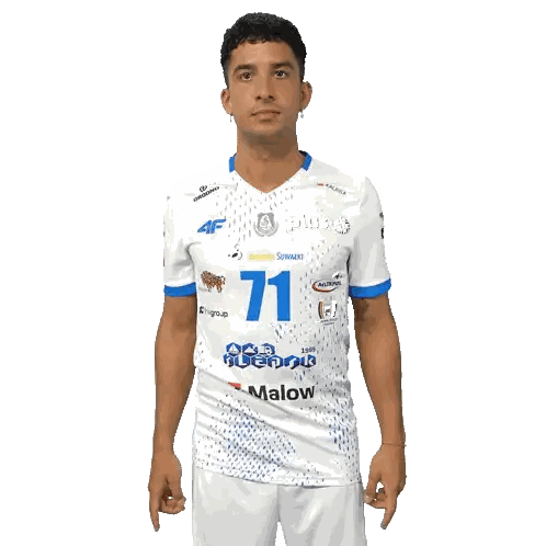 Man in Blue and White Shirt 71