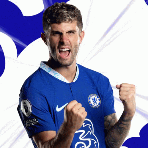 Man in Blue Chelsea Jersey