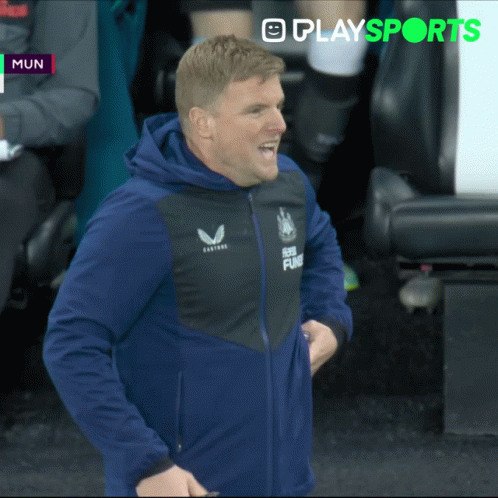 Man in Blue Fly Emirates Jacket