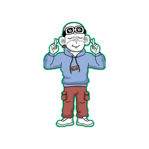 Man in Blue Hoodie and Red Pants