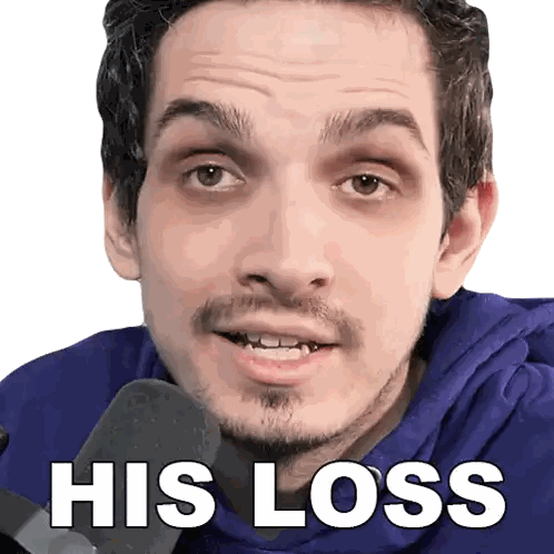 Man in Blue Hoodie Talking Into Microphone