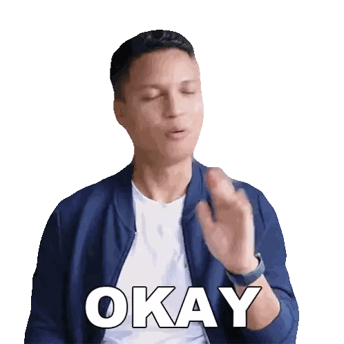 Man in Blue Jacket and White Shirt Says Okay