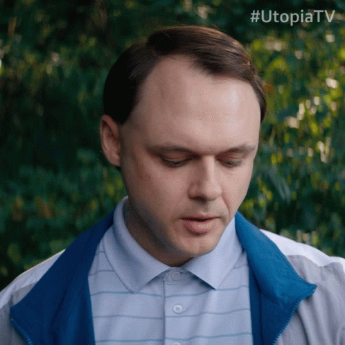 Man in Blue Jacket and White Shirt #UtopiaTV