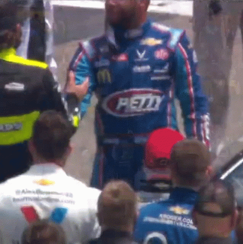 Man In Blue Jacket Saying Petly GIF