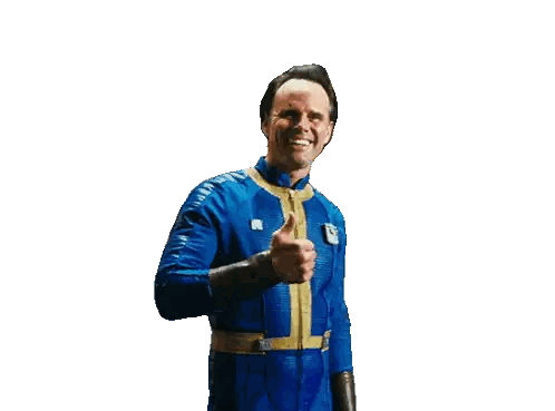 Man in Blue Jacket with N