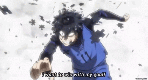 Man in Blue Jersey 11 Says I Want to Win With My Goal