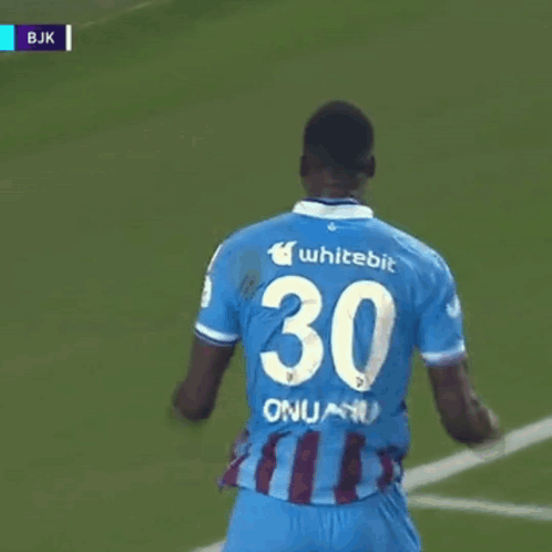 Man in Blue Jersey Number 30