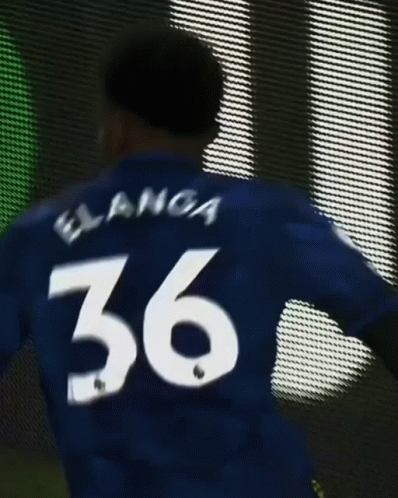 Man In Blue Jersey Number 36 GIF