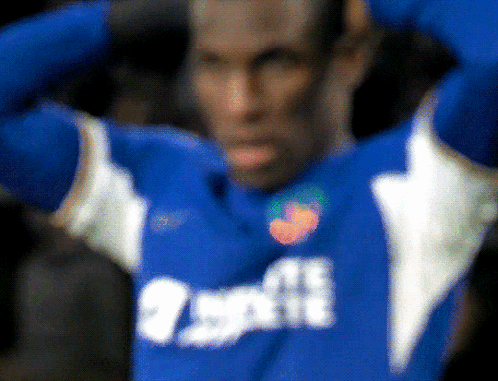 Man in Blue Jersey Saying 2 Strike