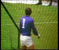 Man in Blue Jersey With Number 1