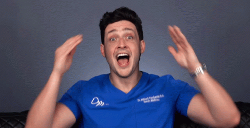 Man in Blue Scrub Top Saying Dr Michael