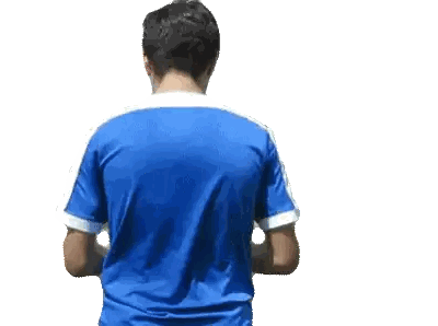 Man in Blue Shirt
