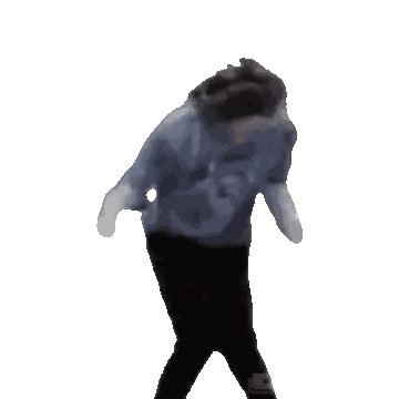 Man in Blue Shirt and Black Pants Dancing