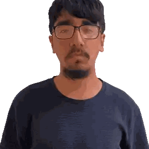 Man in Blue Shirt and Glasses