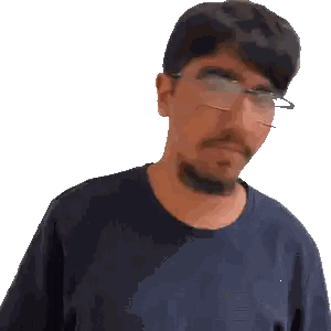 Man in Blue Shirt and Glasses