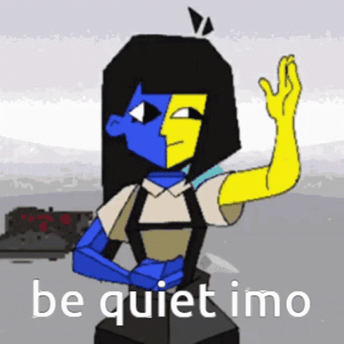Man in Blue Shirt Pointing at Ur a Cornball