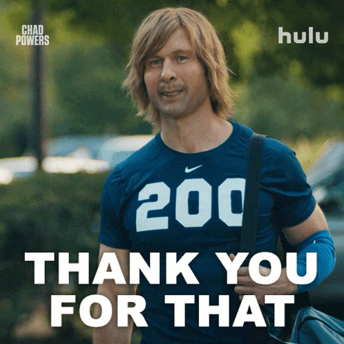 Man in Blue Shirt Saying 200