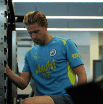 Man In Blue Shirt Saying Asahi GIF