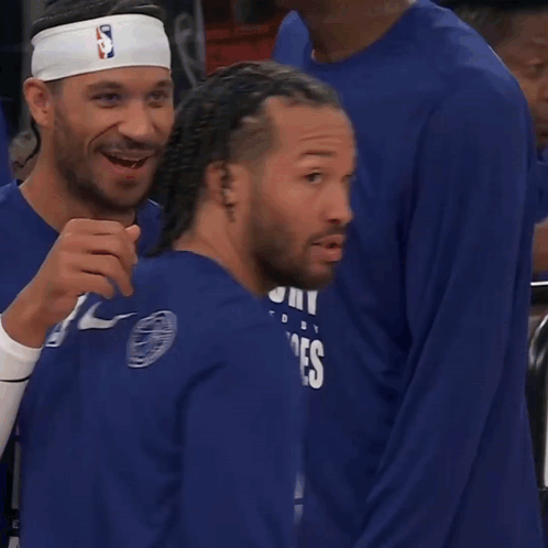 Man in Blue Shirt Saying Black History