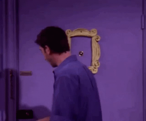 Man in Blue Shirt Saying Don't Do It