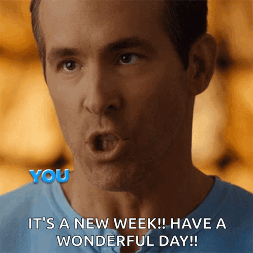 Man In Blue Shirt Saying Have A Wonderful Day GIF