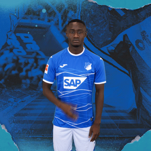 Man In Blue Shirt Saying SAP GIF