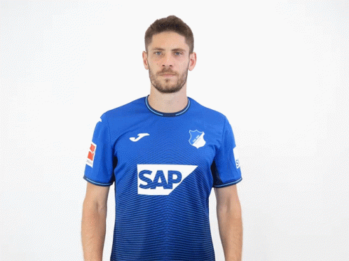 Man In Blue Shirt Saying Sap GIF