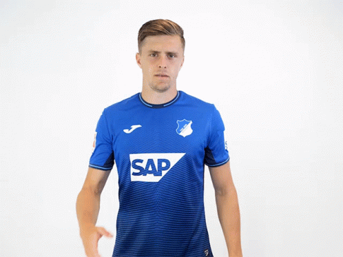 Man in Blue Shirt Saying Sap