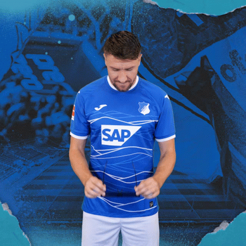 Man In Blue Shirt Saying Sap GIF