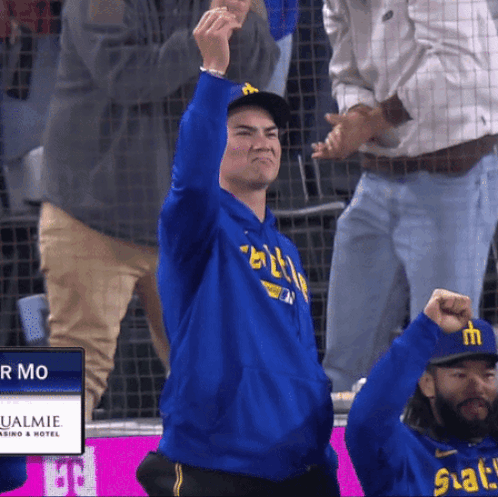 Man in Blue Shirt Saying Slats