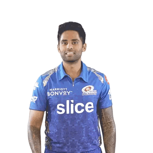 Man in Blue Shirt Saying Slice