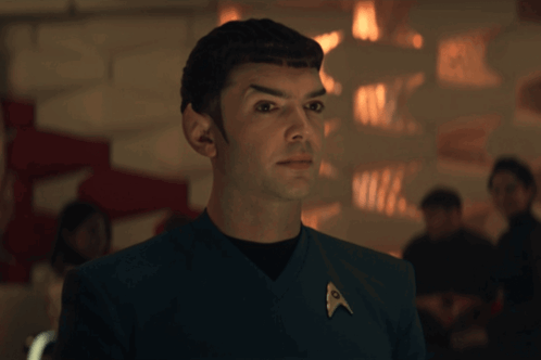 Man in Blue Shirt Says Fascinating