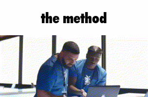 Man In Blue Shirt Sitting By Laptop GIF