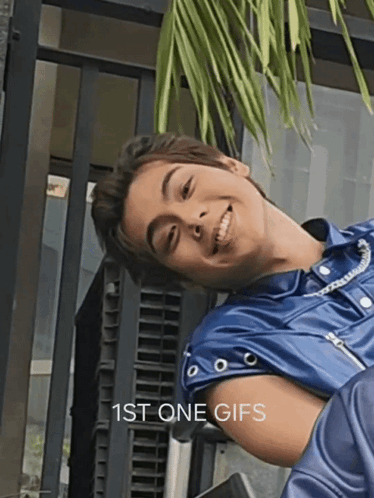 Man in Blue Shirt Smiling 1st One Gifs