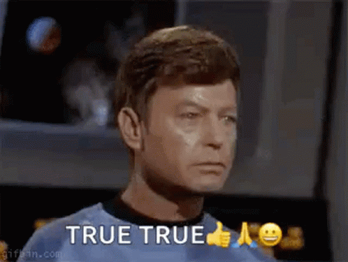 Man In Blue Shirt Thumbs Up True True GIF