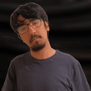 Man In Blue Shirt Waving GIF