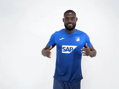 Man In Blue Shirt With Sap GIF