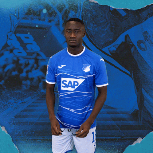Man in Blue Shirt with Sap