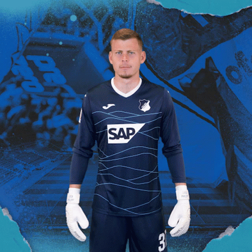Man In Blue Shirt With SAP GIF