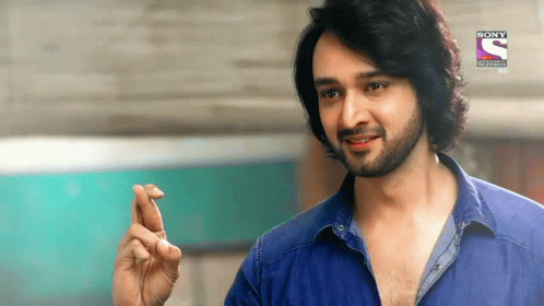 Man In Blue Shirt With Sony Logo GIF