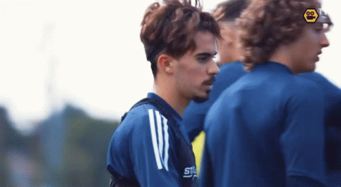 Man In Blue Shirt With Stv GIF