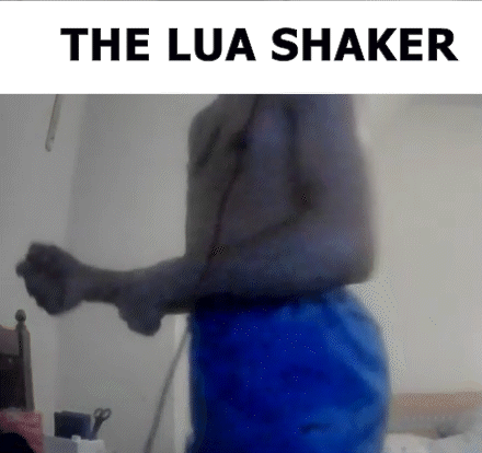 Man In Blue Shorts Thug Shaker GIF