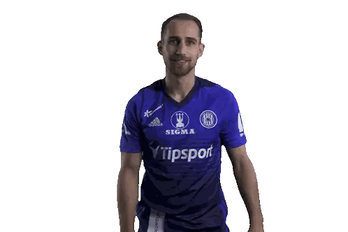Man in Blue Sigma Tipsport Jersey